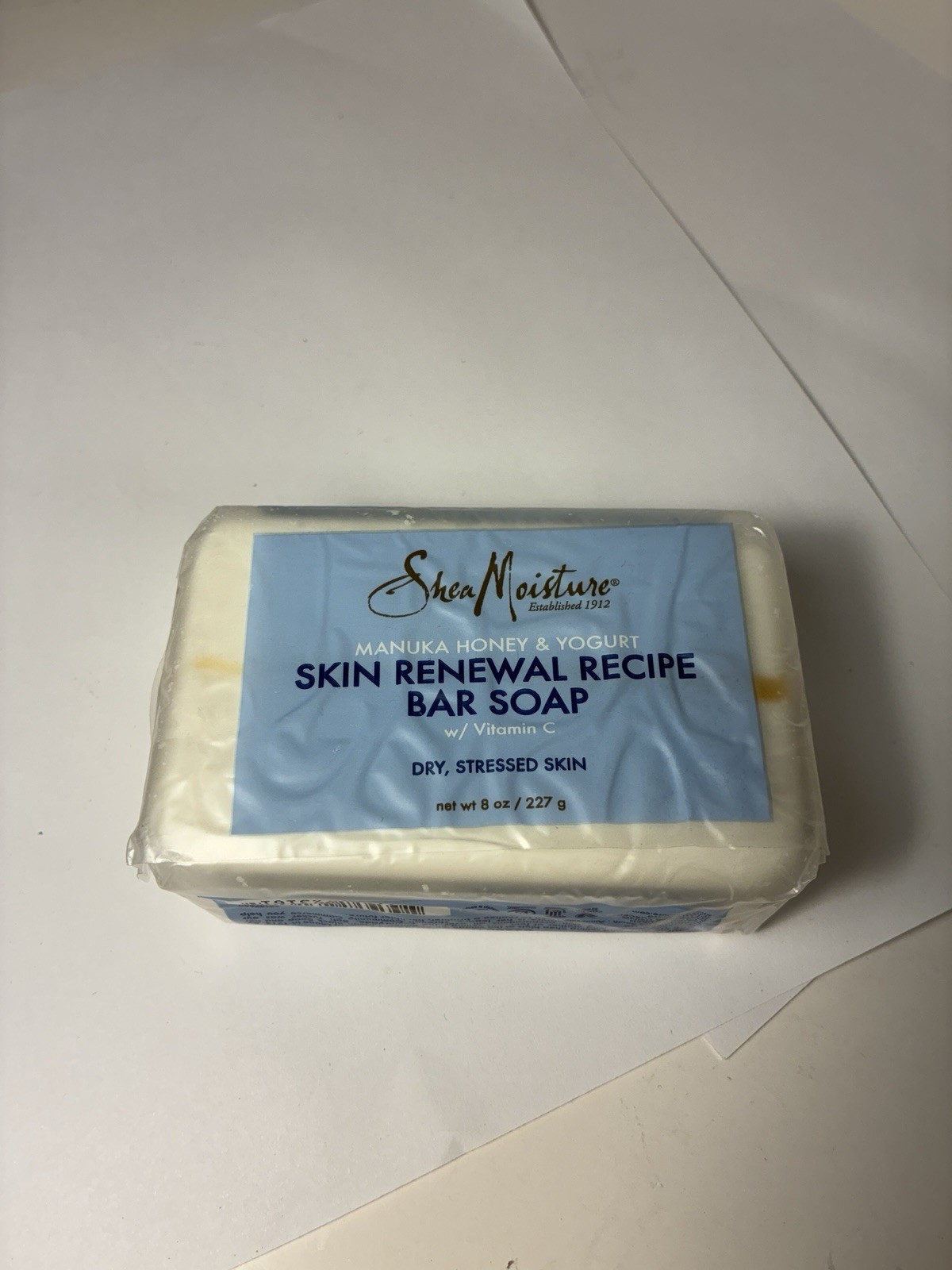 Shea Moisture Manuka Honey & Yogurt Skin Renewal Recipe W/ Vitamin C Bar Soap