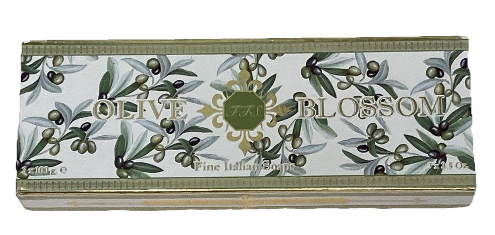 Olive Blossom Fine Italian Soap Box Of 3 x100 Grams NO