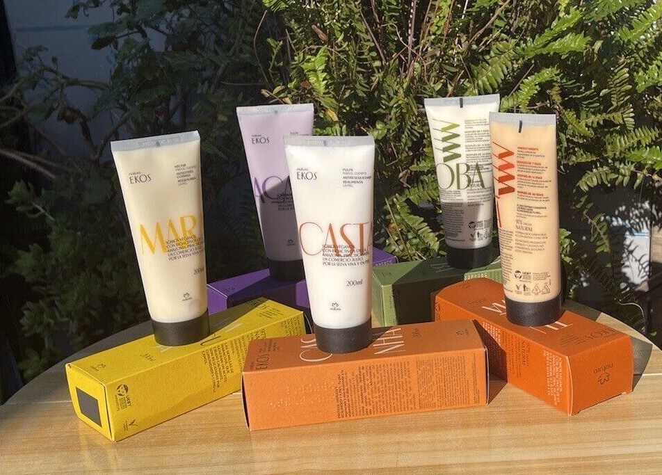 Natura EKOS CASTANHA,MARACUJA,TUKUMA,ACAI,ANDIROBA Body Lotion 200mil New