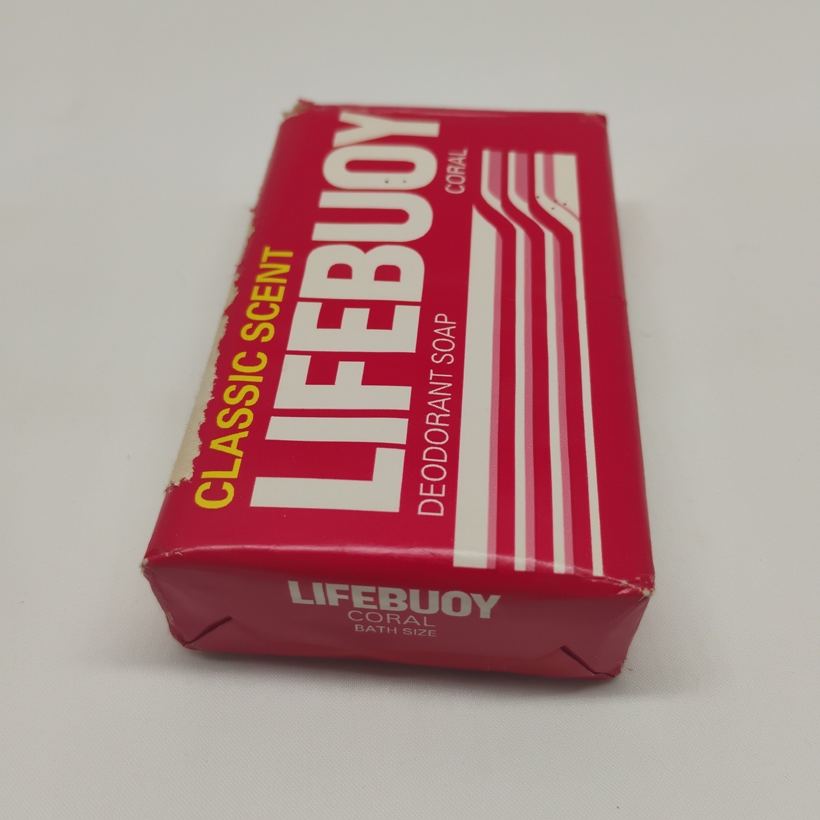 Brand New Unopened 1992 Lifebuoy Coral Classic Scent Bar Soap USA Lever Brothers