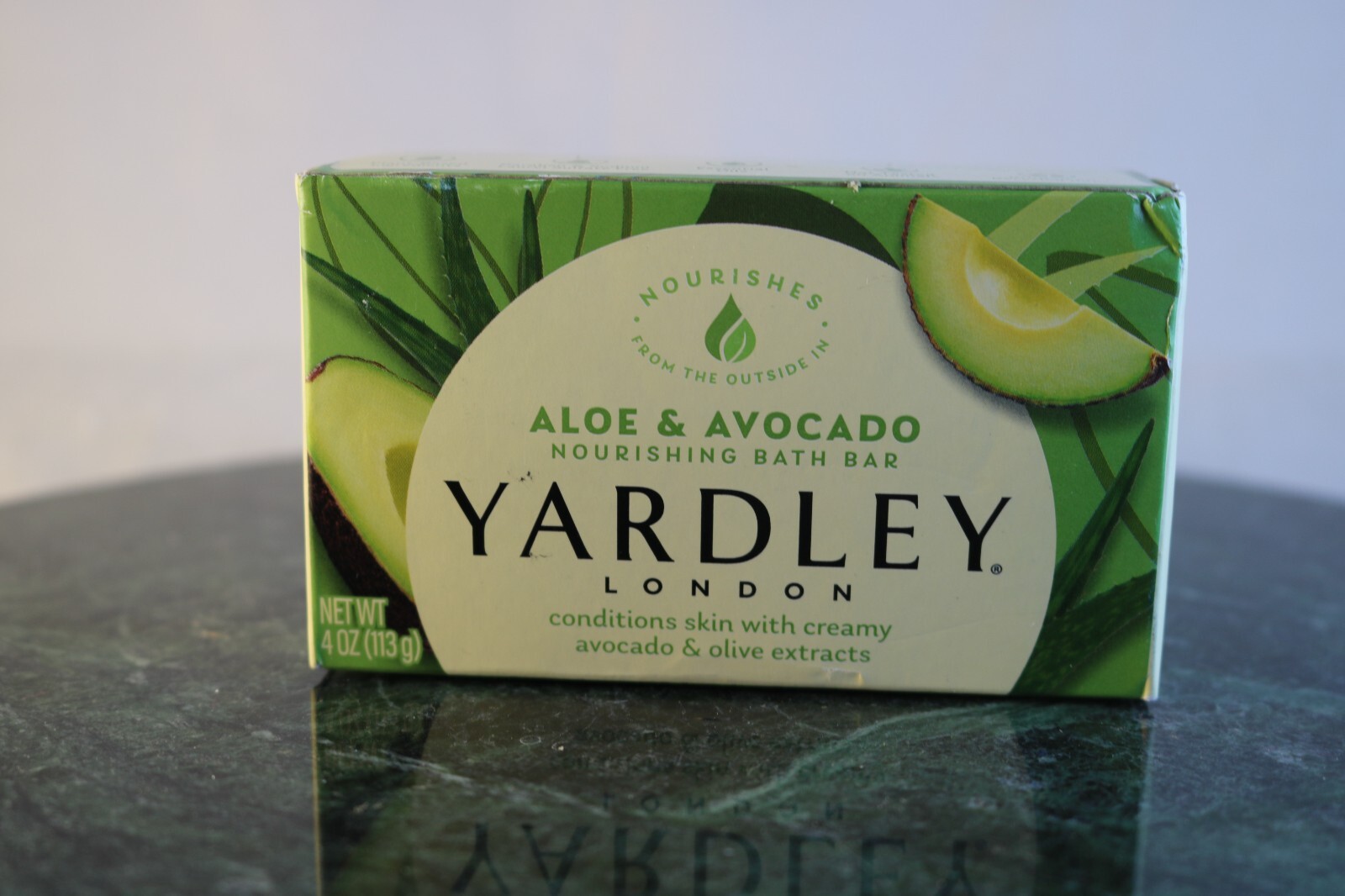 3 Yardley London Nourishing Bath Soap Bar Aloe & Avocado Conditions Skin