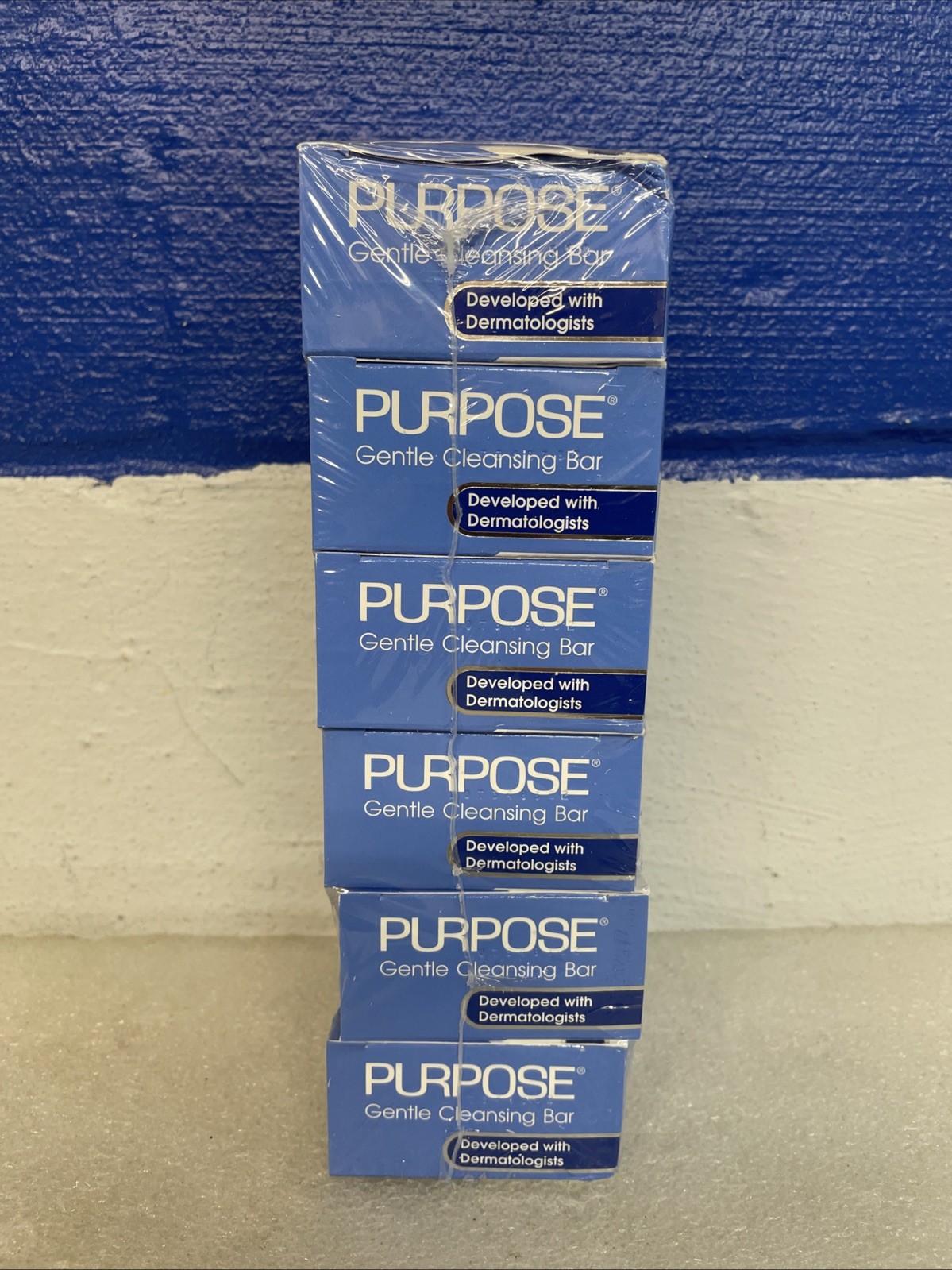 Purpose Gentle Cleansing Face Bar Oil-Free Hypoallergenic 6 Oz Lot Of 6 Bars New