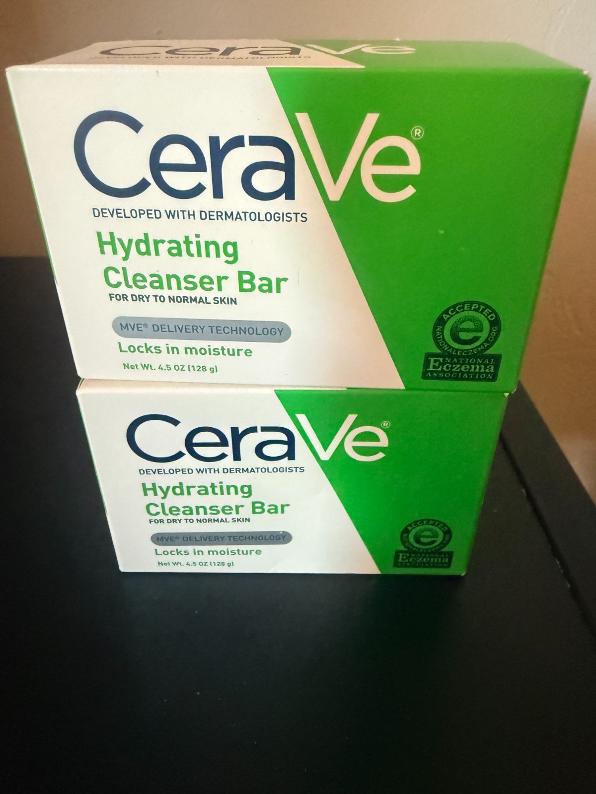 2 CeraVe Hydrating Cleanser Bars – Normal Dry Skin Ceramides & Hyaluronic Acid