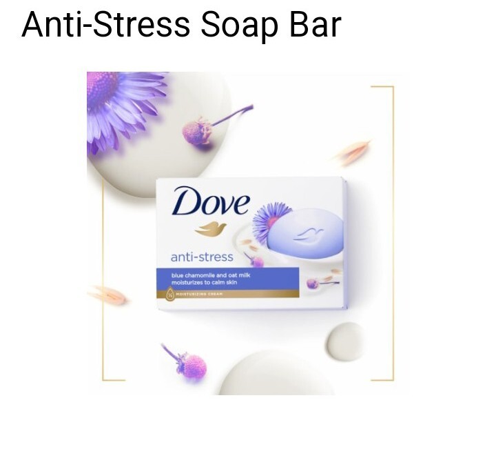 NEW! DOVE (4-BARS) 3.75 Oz (106g) ●ANTI-STRESS● Moisturizing Beauty Cream Bar🫧.