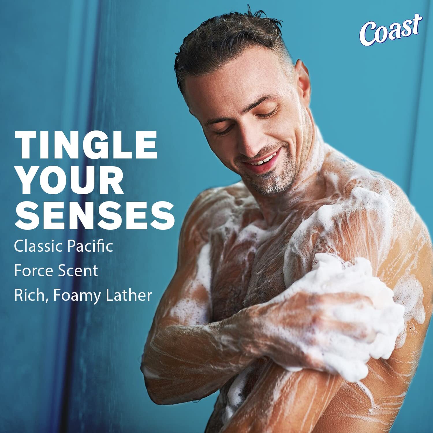Coast 2-in-1 Hair And Body Wash, Classic Scent 18oz – Pack of 6