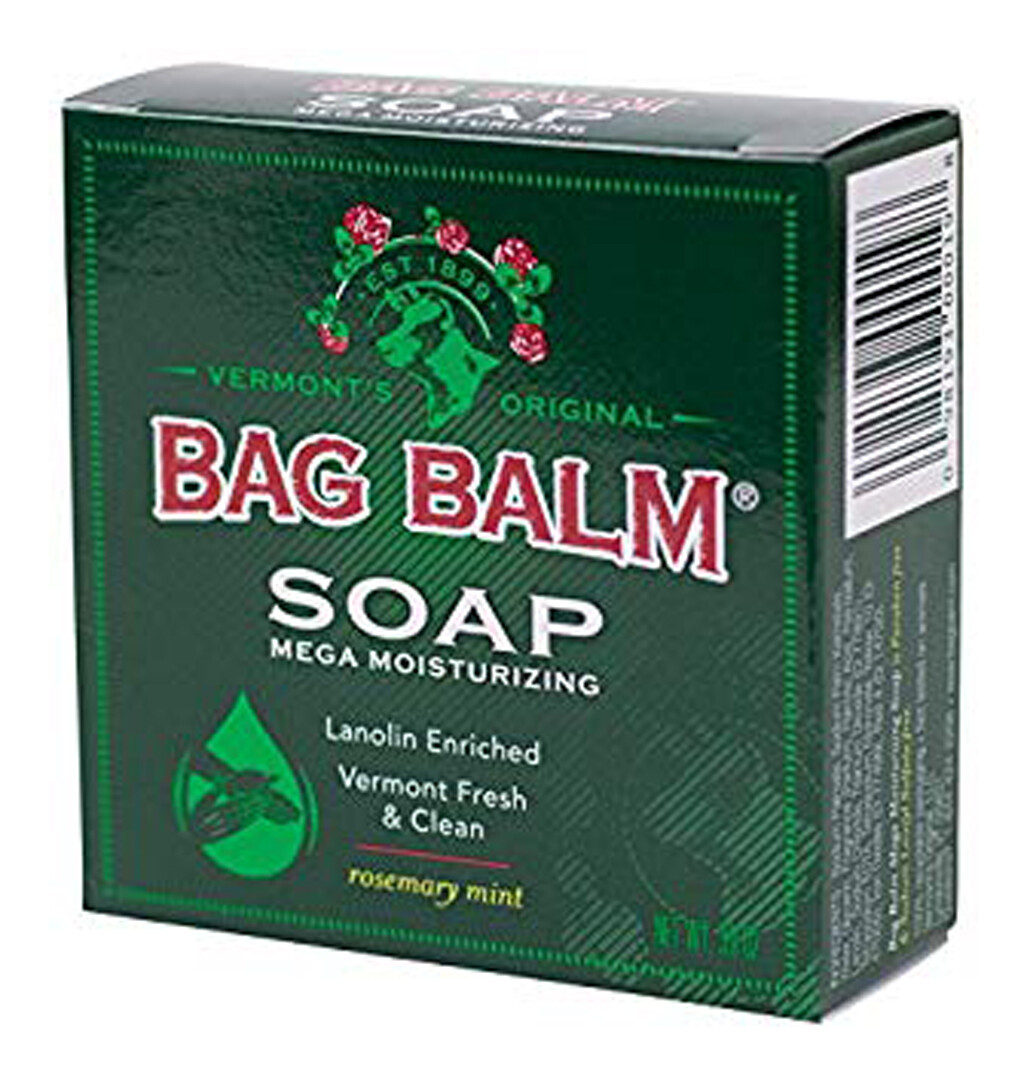 Bag Balm Mega Moisturizing Soap Lanolin Enriched Rosemary Mint 3.9 oz