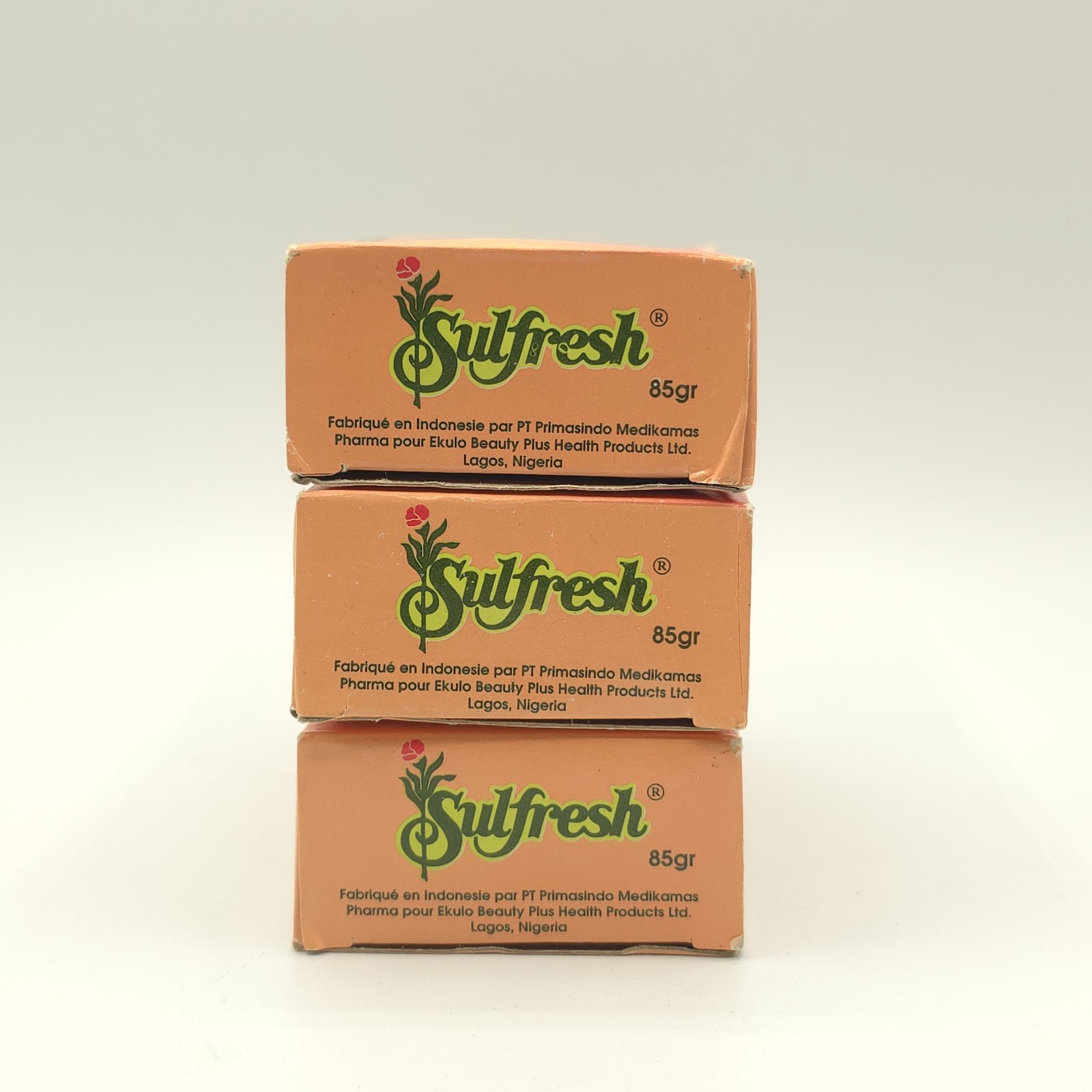 3 Sulfresh Sulfur Soap 85g Bars Lot Antiseptic Medicated 10% Sulfur New Sealed