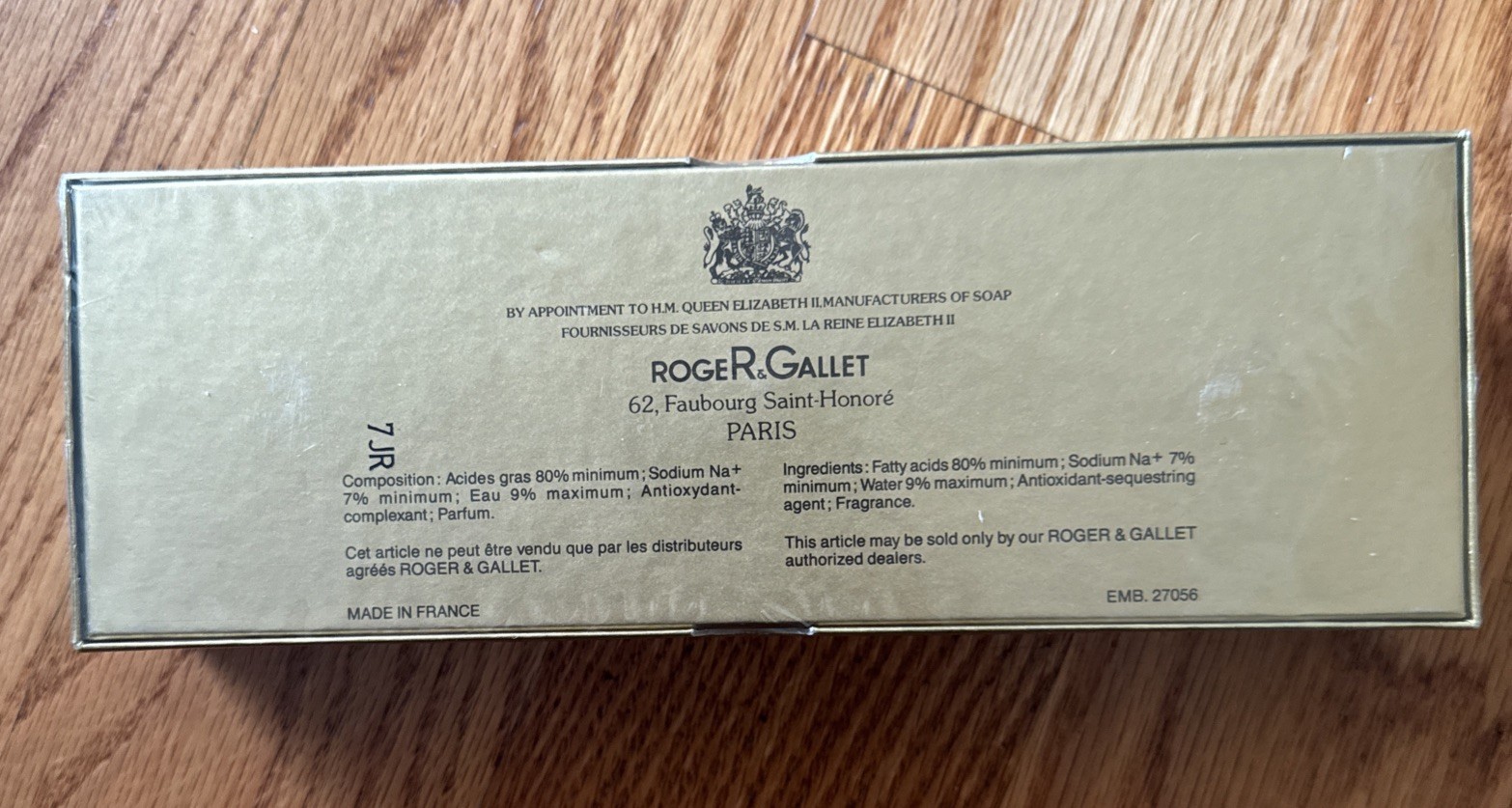Roger & Gallet Vetyver Savon Parfume Perfumed Soaps 3 X 3.5 Oz (3x 100g) France