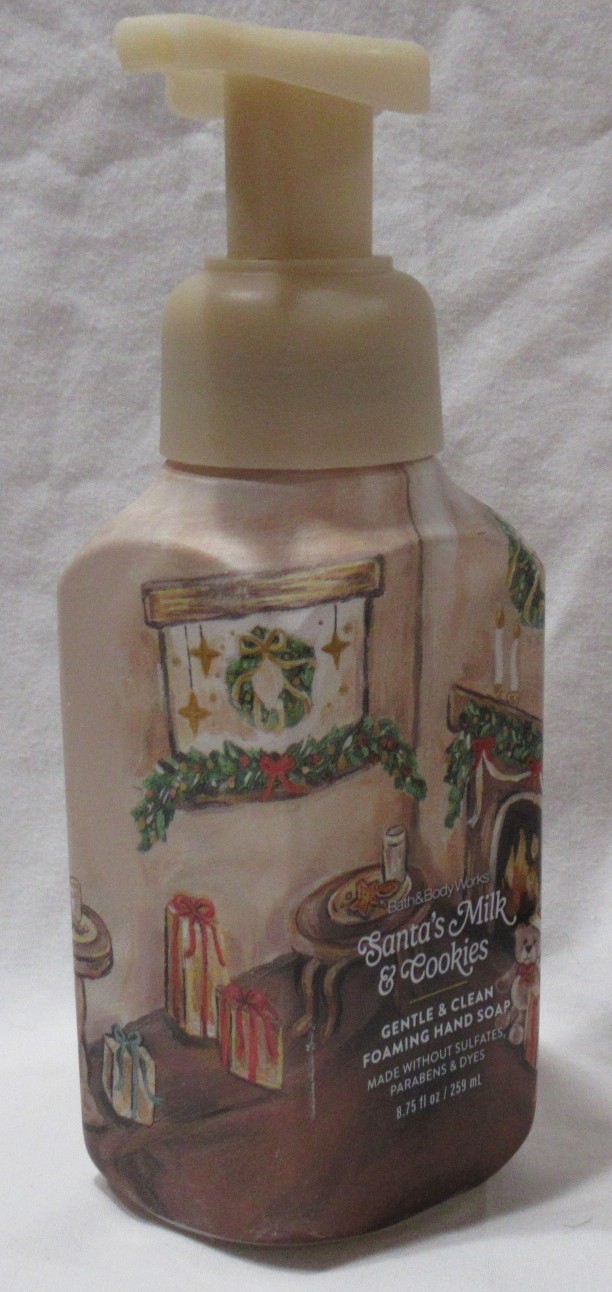 Bath & Body Works G & C Foaming Hand Soap Lot Set of 2 SANTA’S MILK & COOKIES