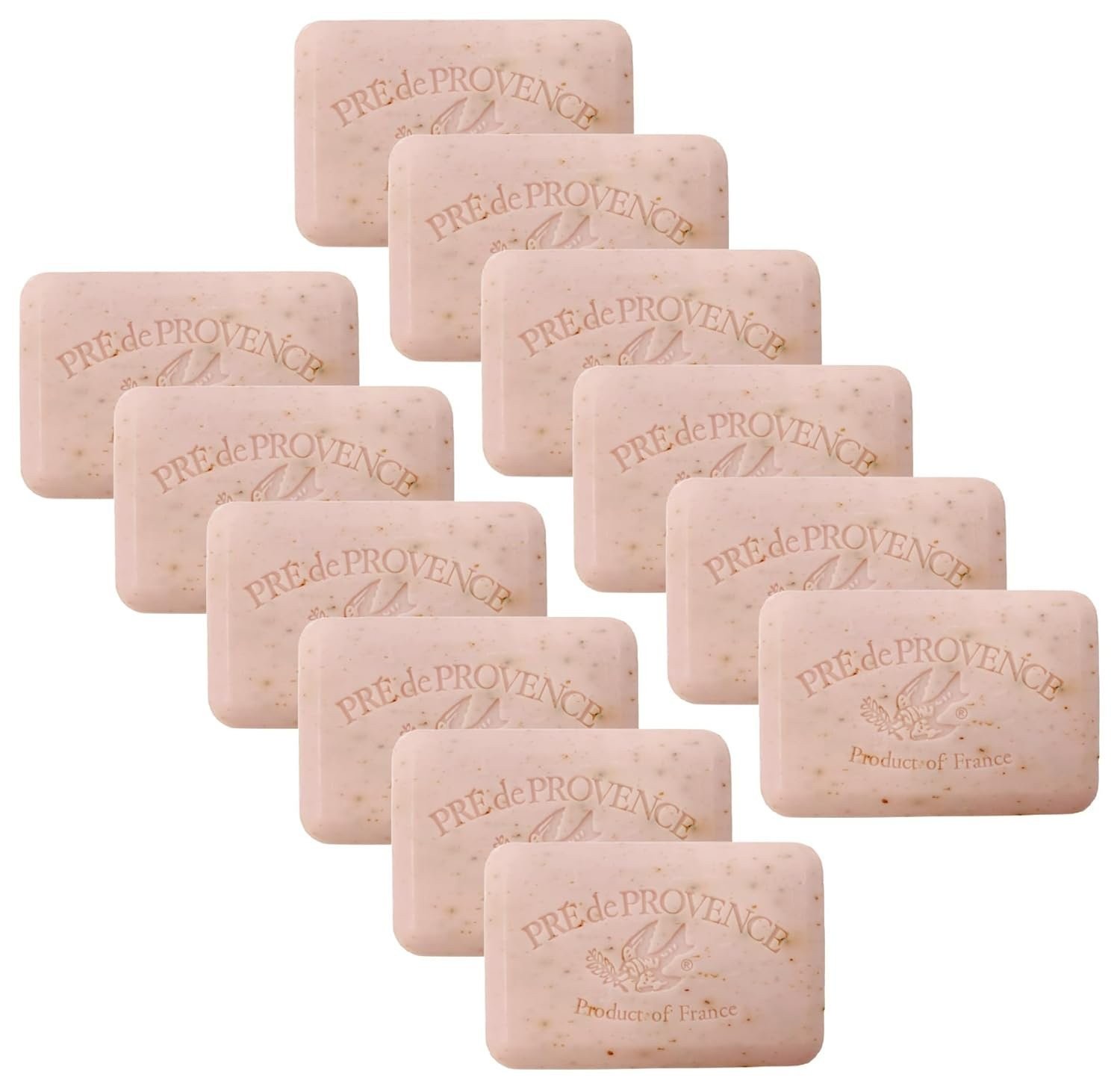 Pre de Provence 250g Soap Bar, Pack of 12 – Rose Petal