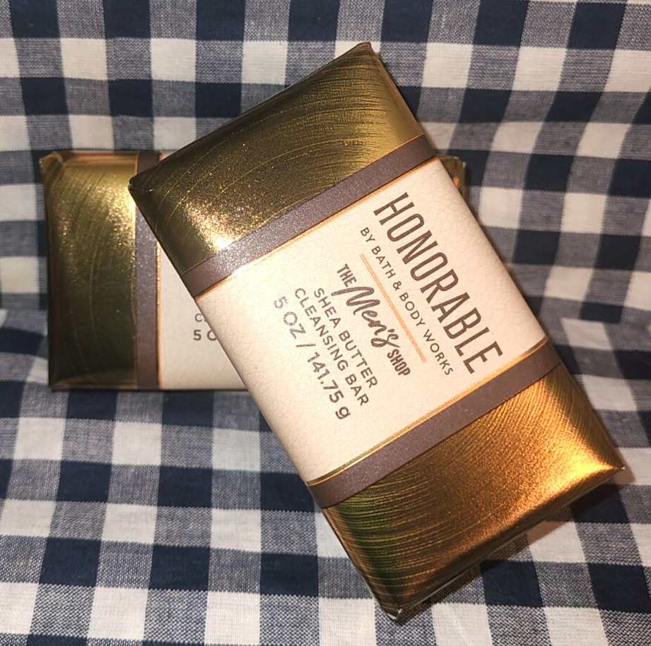 ALL NEW 2-Pack The Men’s Shop HONORABLE Cleansing Bar 5 oz Bath & Body Works