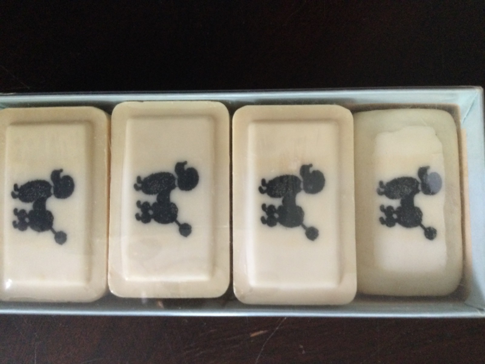 VINTAGE X 3 KATHERINE GRAY, INC., Original Box, Poodle dog design