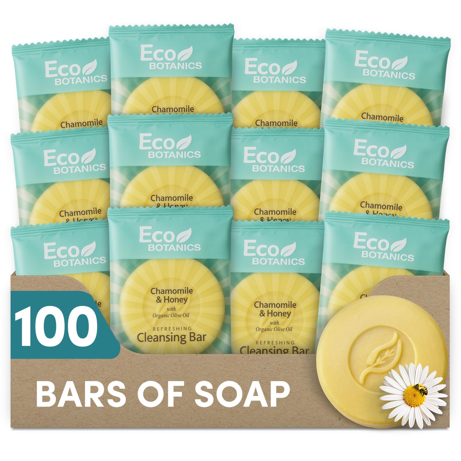 Travel Size Hotel Cleansing Soap Bar 100 Count 0.5 oz Bottles Guest Amenities…