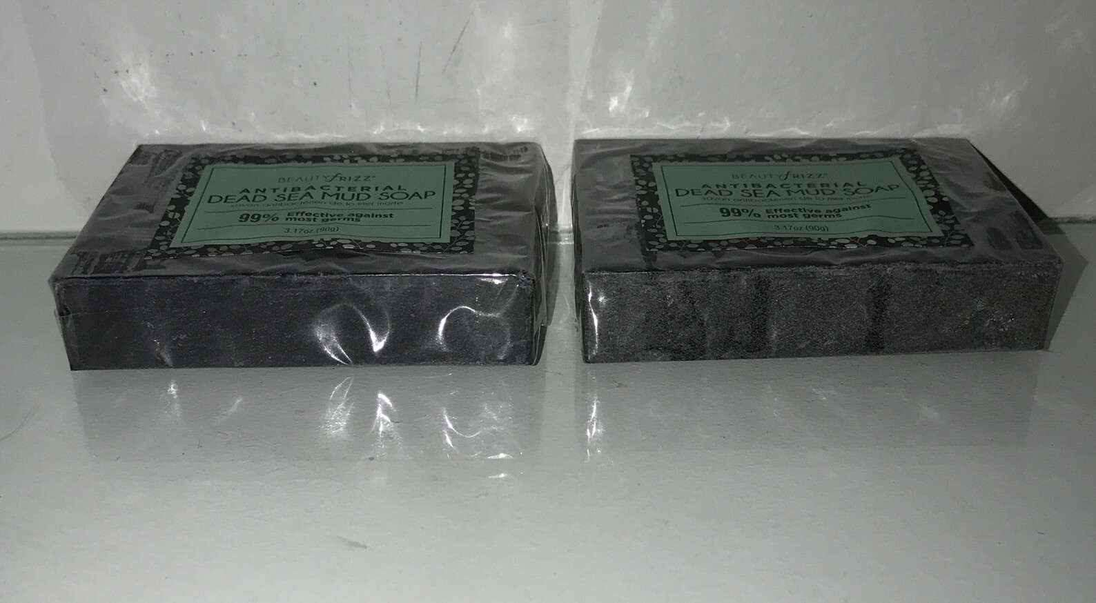 2 ANTIBACTERIAL DEAD SEA MUD SOAP 99% Affective against most germs 3.17oz – NEW!