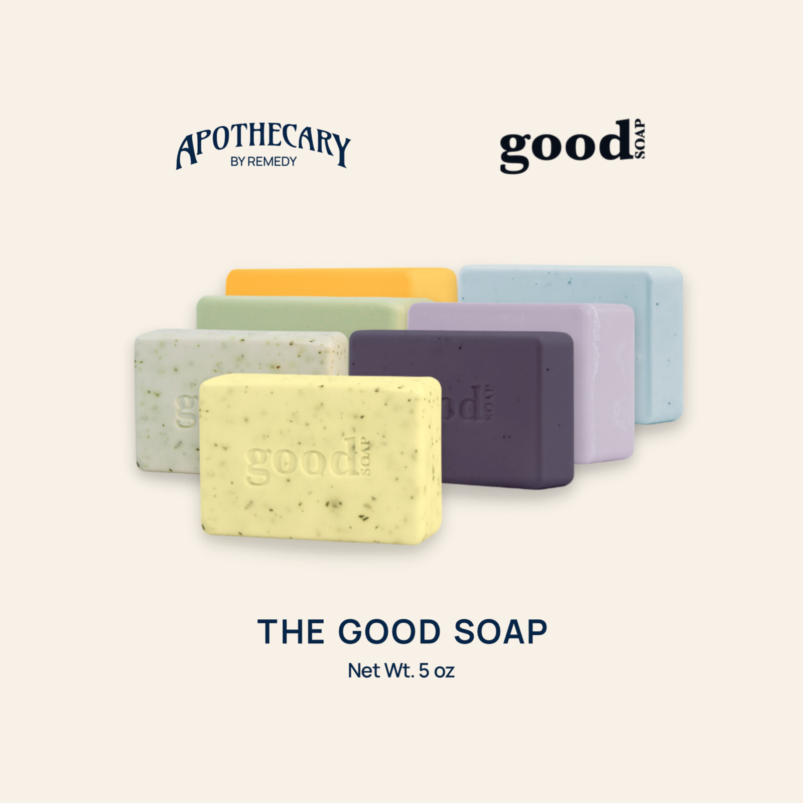 Alaffia (Wf), Good Soap Bar Avocado Bulk Unwrapped, Case Of 12, 5 Oz