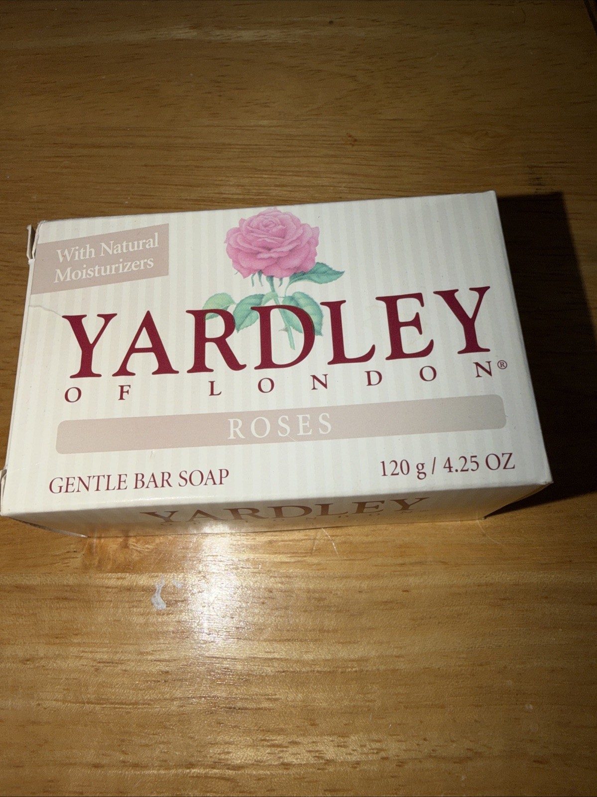 Yardley Of London Roses Bar Soap – 4.25 Oz. Bar NOB New Natural Moisturizer