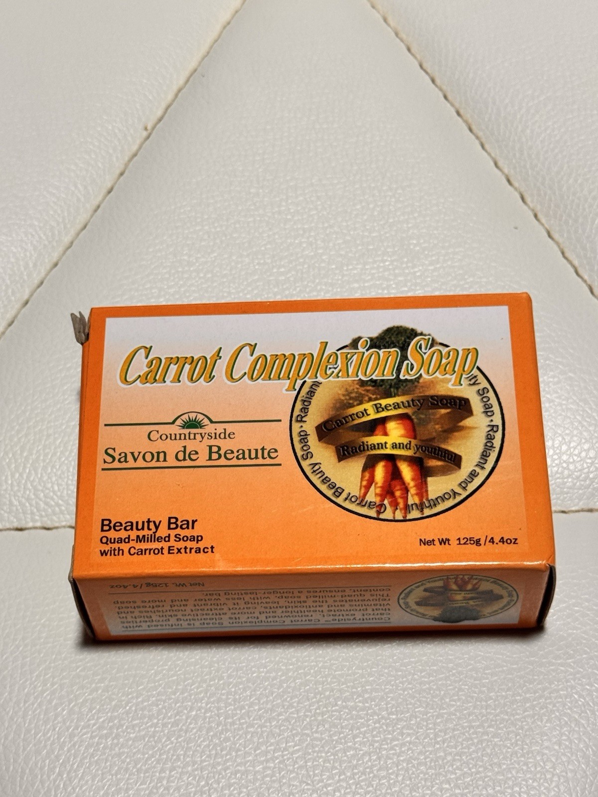 Carrot complexion soap With A Carotis Brightening Cream Perfect Combo.