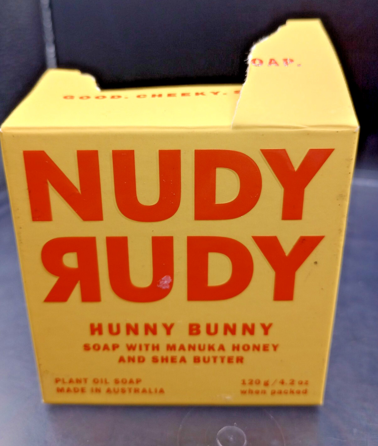 (1 Ct.) Nudy Rudy – HUNNY BUNNY – Soap W/Manuka Honey & Shea Butter – 4.2 Oz Bar