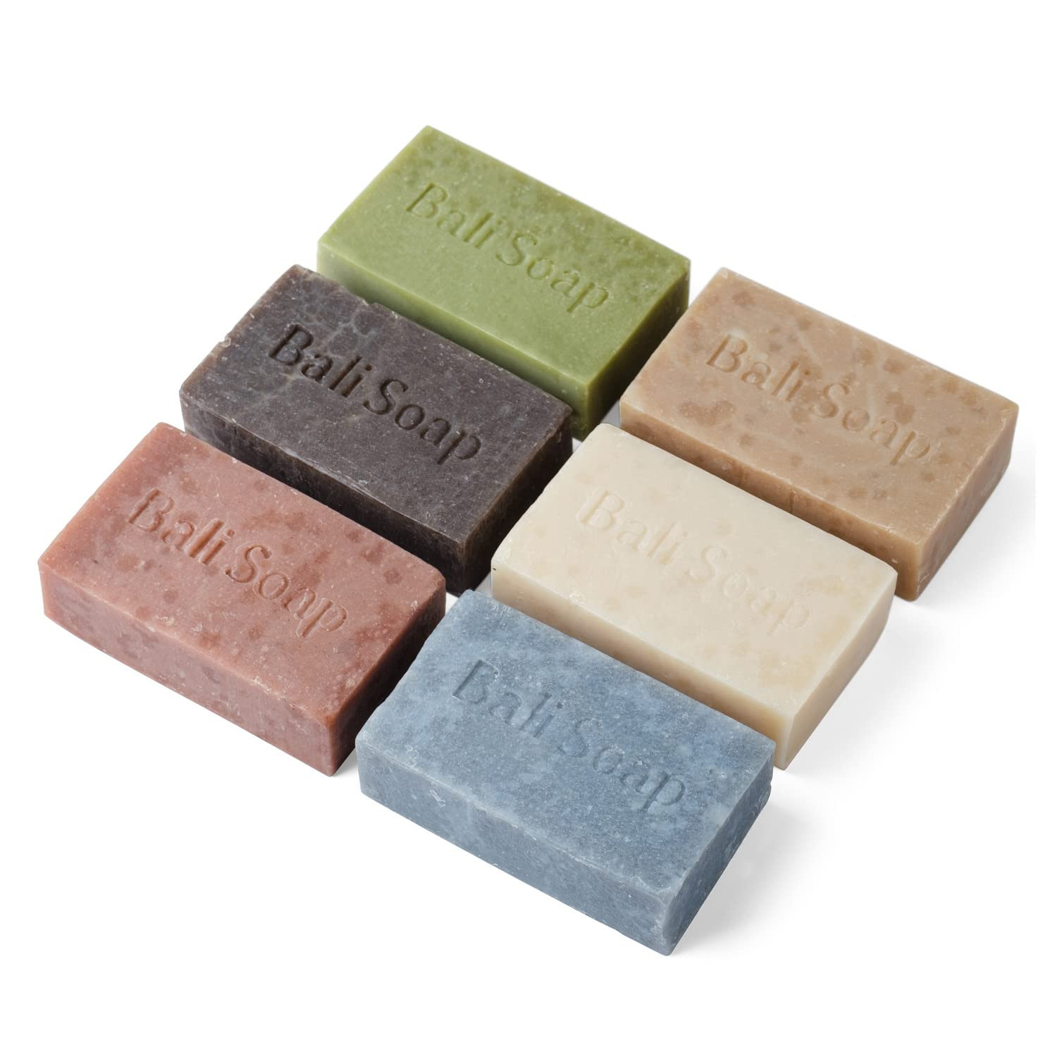 – Masculine Collection Natural Soap Bar Gift Set, 6 Pc Variety Pack, Lemon-Pi…