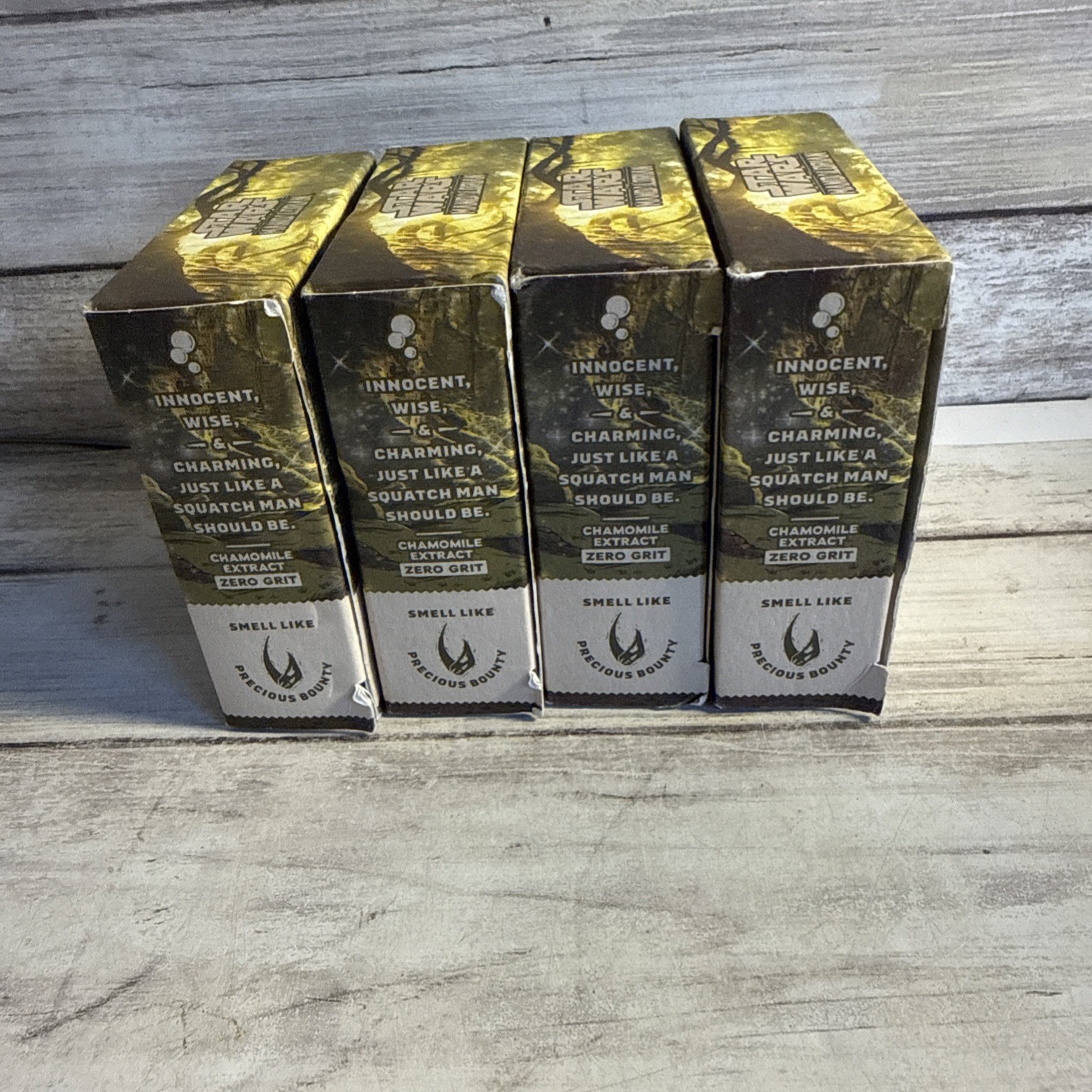 Lot Of 4 Dr. Squatch Limited Edition Zen Cleanse Star Wars Men’s Natural Soap