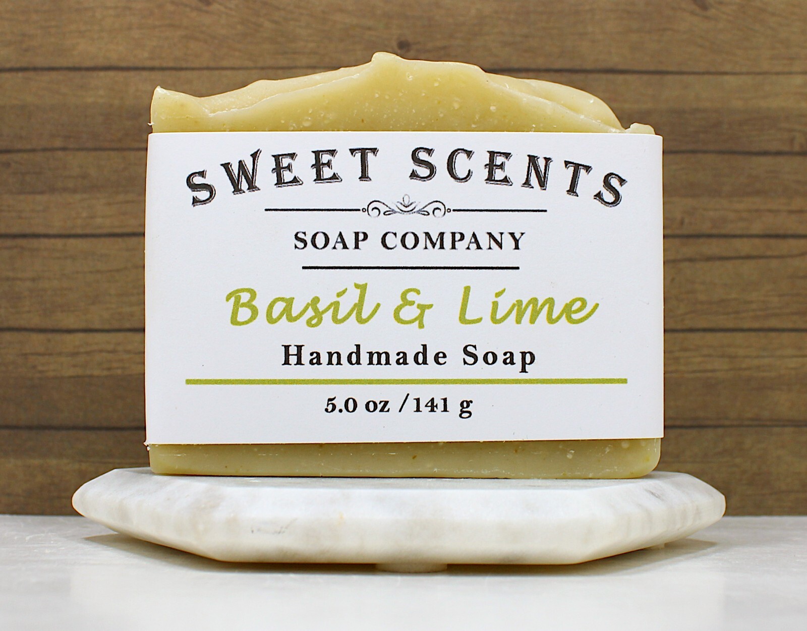 Basil & Lime Soap – Handmade, Natural, Cold Process, Essential Oil Soap