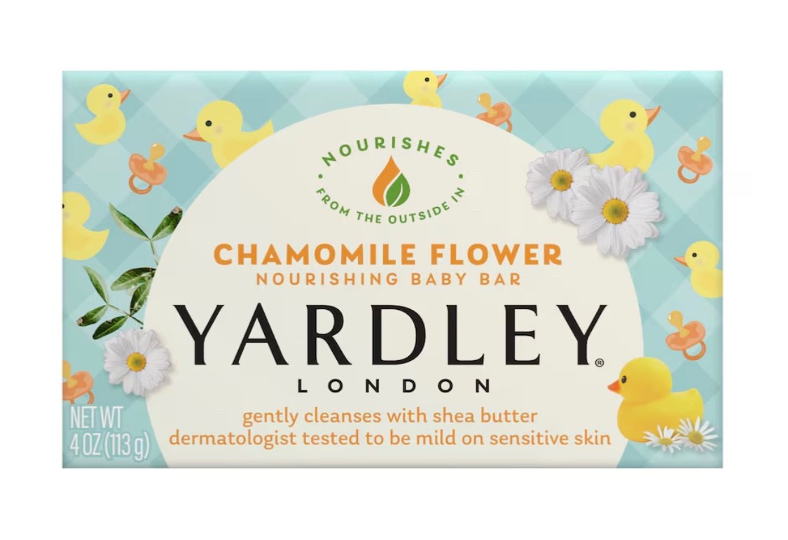 5 Yardley London Chamomile with Shea Butter Nourishing Baby Bath Bar Soap 4 oz