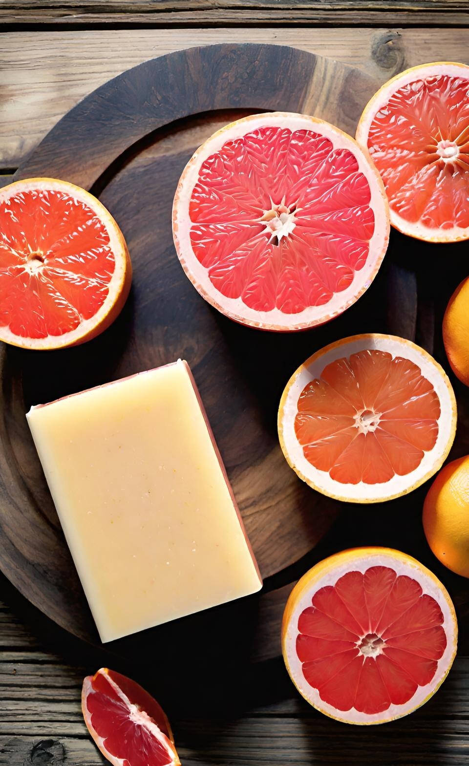 Grapefruit Handmade Organic Soap Bar Natural Oil Wonderful Scent Premium Body