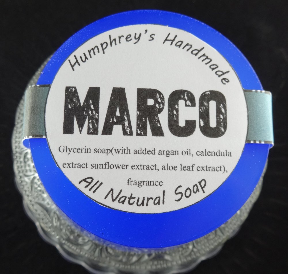 MARCO Polo Sport Men’s Soap Round Glycerin Bar Shave & Shampoo Beard Wash