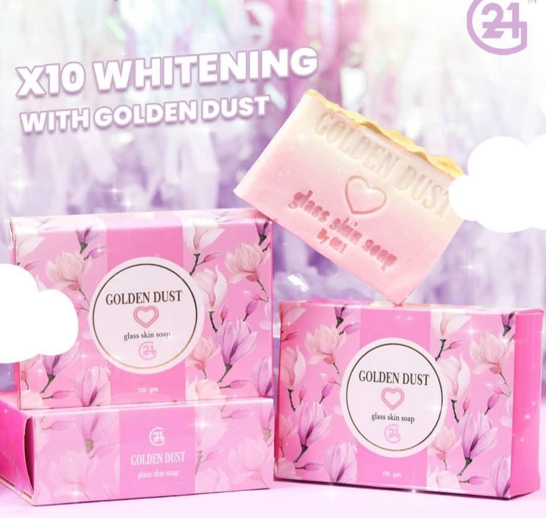 G21 Golden Dust Glass Skin Soap 135g ,1pc
