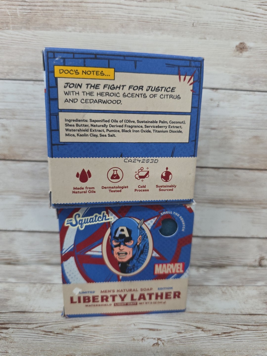 2 Pack – Dr. Squatch Liberty Lather Mens Daily Use Bars USA Handcrafted – 5 oz