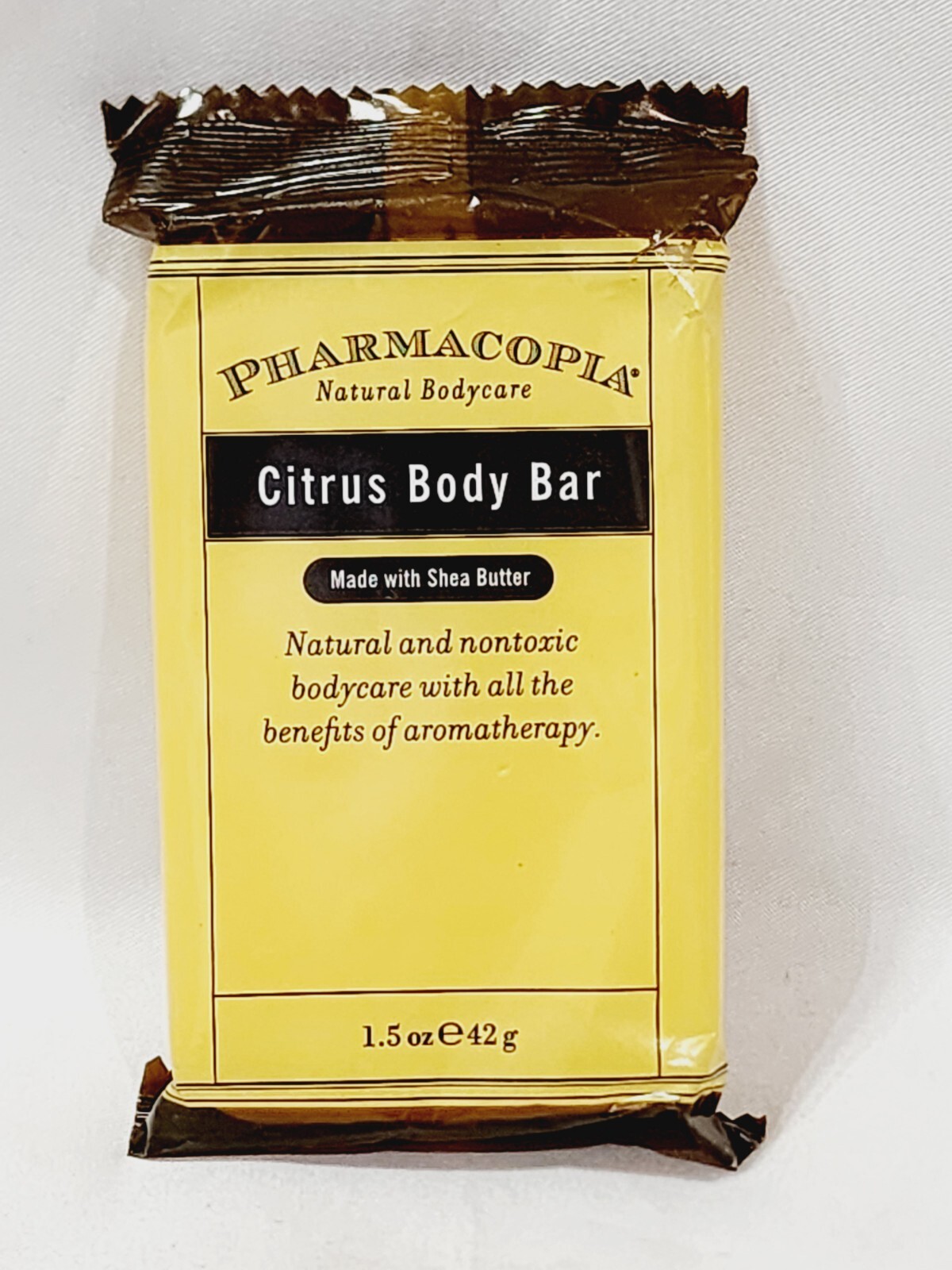 Pharmacopia CITRUS BODY BAR Soap Shea Butter Natural Aromatherapy 1.5 oz/42g New