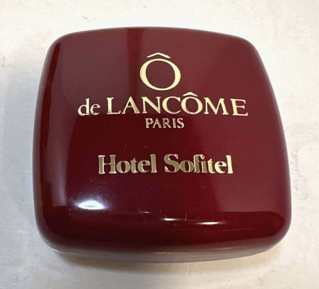 Vintage Hotel Sofitel De Lancome Travel Size Hotel Soap Hard Plastic Case