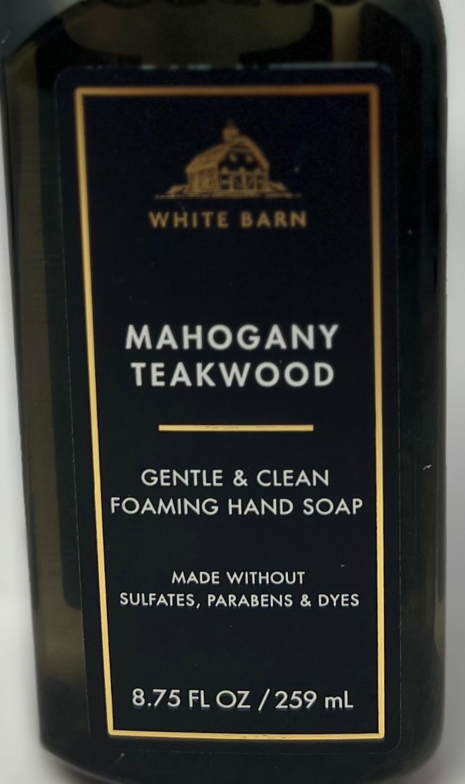 1 NEW BATH & BODY WORKS MAHOGANY TEAKWOOD GENTLE CLEAN FOAMING HAND SOAP WASH