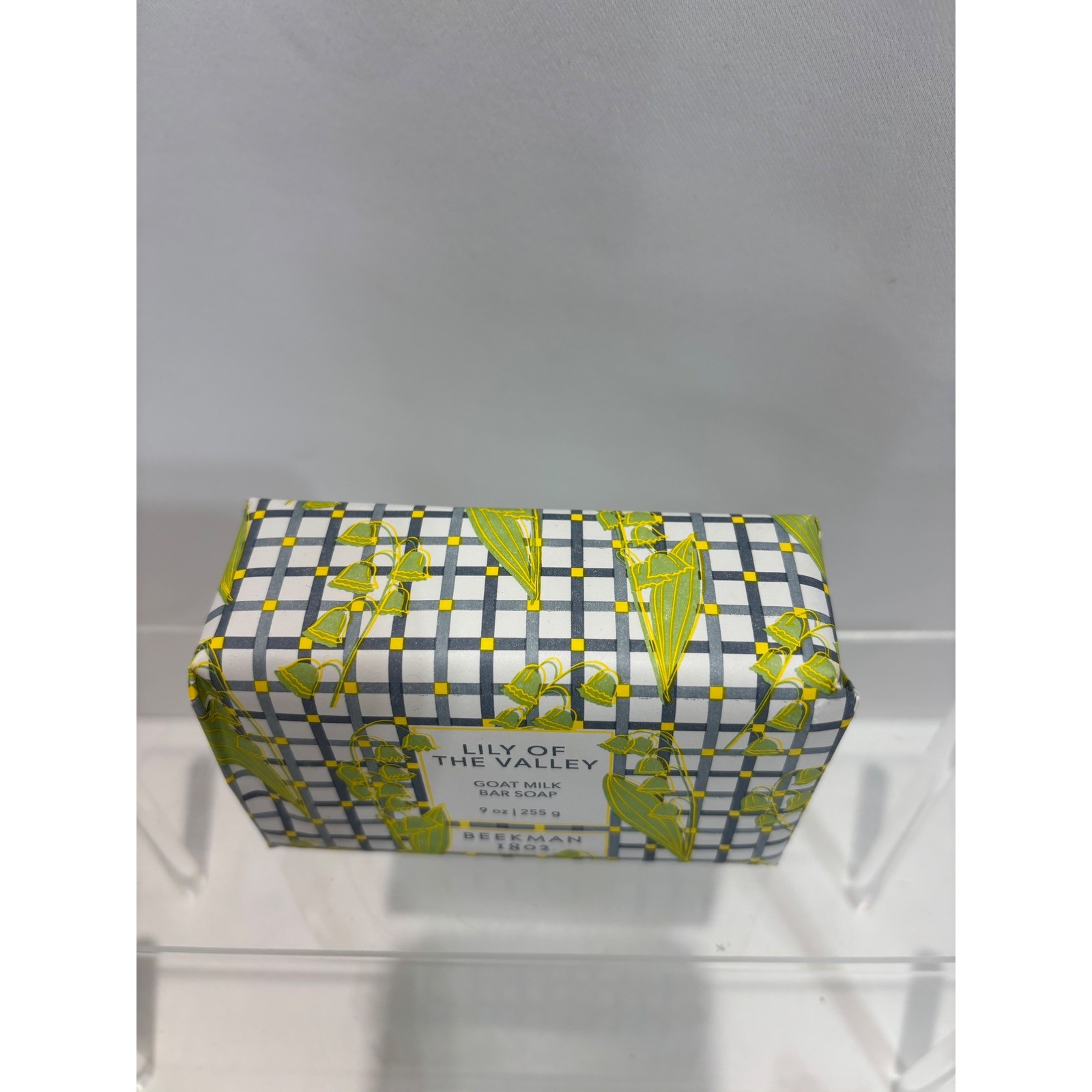 Beekman 1802 Bar Soap Womens 9oz White Lily of the Valley Goat Milk Floral