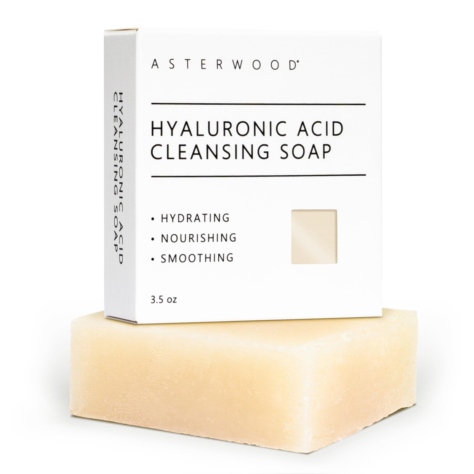 Hyaluronic Acid Cleansing Face Soap Collagen Boosting, Hydrating, Plumping