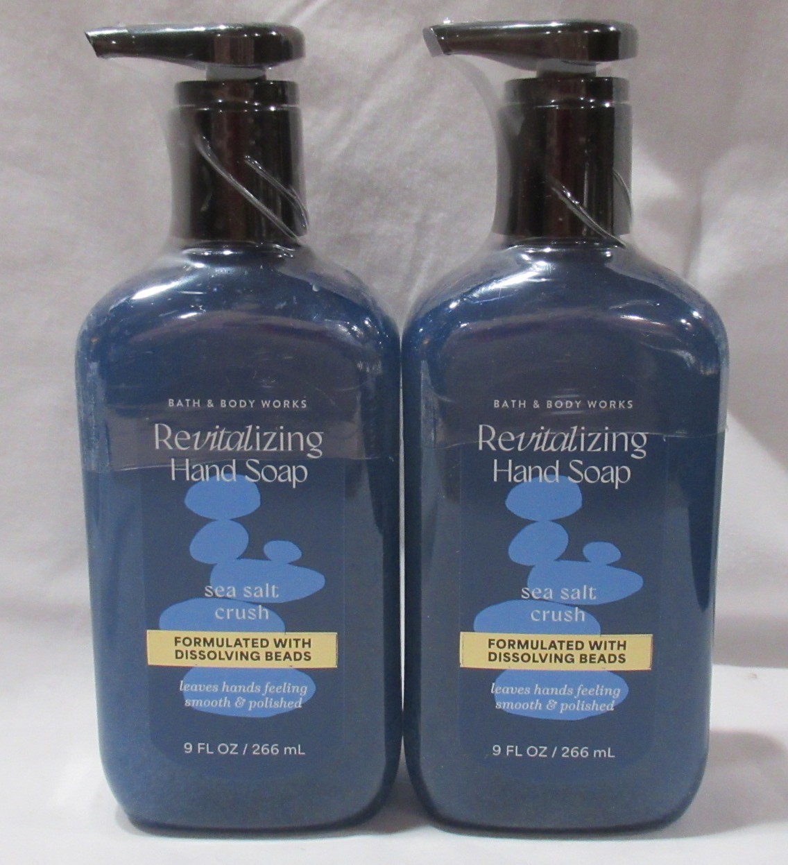 Bath & Body Works Revitalizing Hand Soap Lot Set of 2 SEA SALT CRUSH
