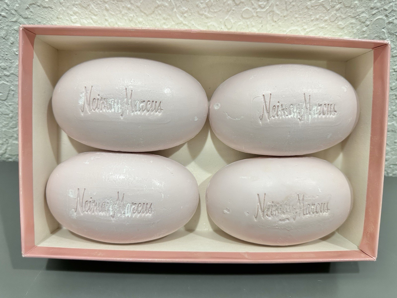 VTG Neiman Marcus Tuberose Bath Soap Box Set – 4 Count Total 24oz/680g Read