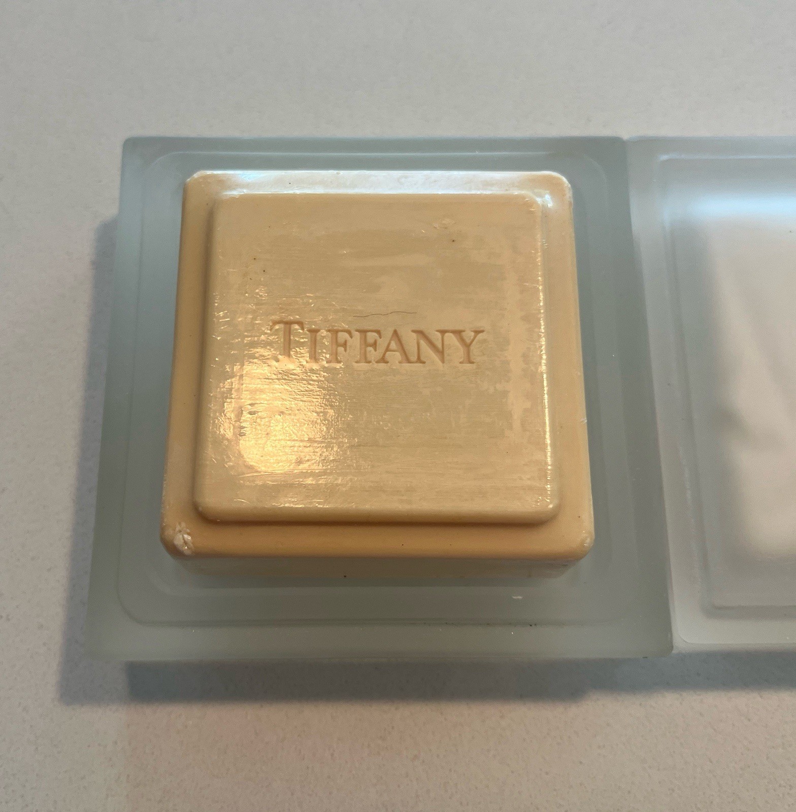 Tiffany & Co. 3.52 Oz. Net Wt. 100G Perfumed Soap in Glass New