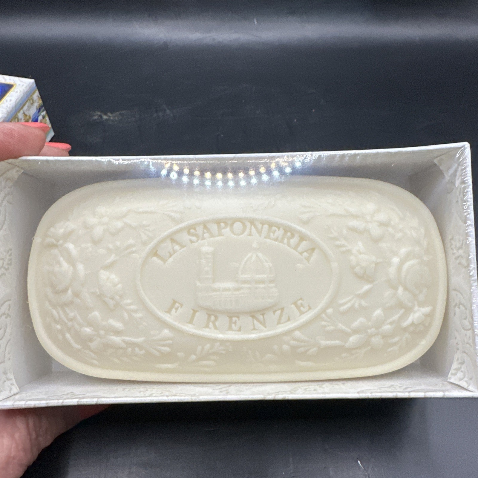 LA SAPONERIA FIRENZE ITALIAN ALMOND SCENTED LUXURY SOAP ITALY-TUSCANY BAR 10.5OZ