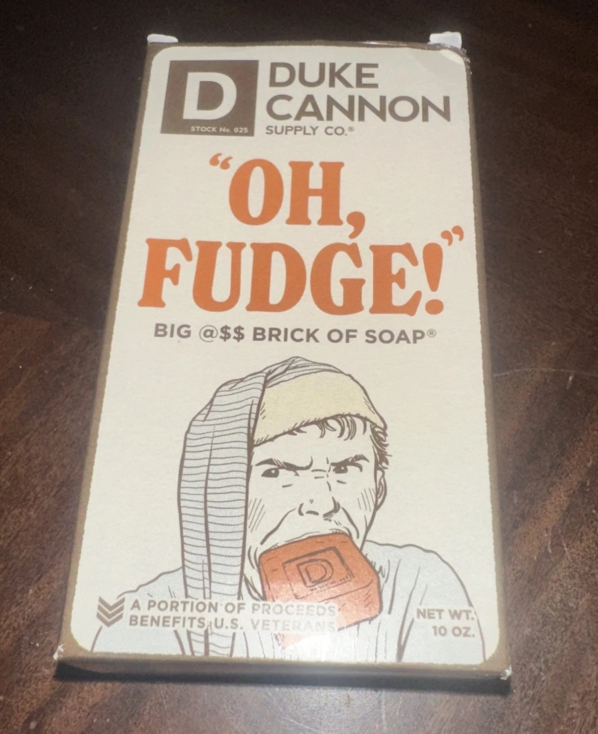 Duke Cannon Oh Fudge! Big A** Brick Of Soap 10oz. New In Box. Made In USA.