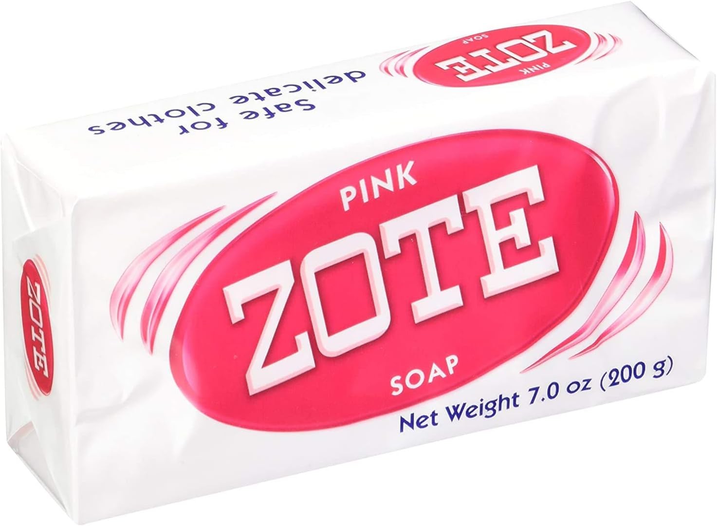 Zote Laundry Soap Bar Pink 4 Bars 7.0 Ounce Each