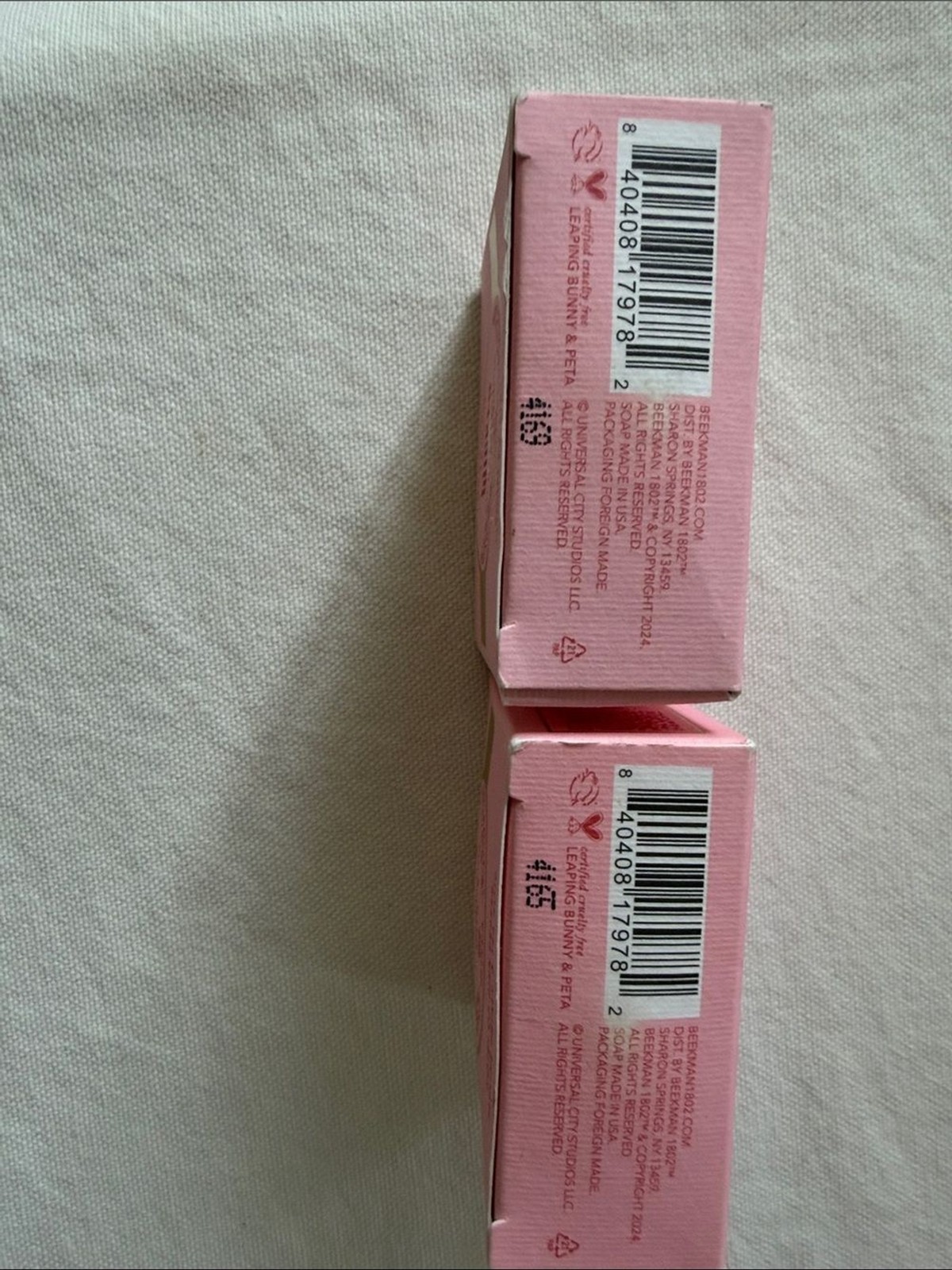 Beekman 1802 Wicked Pink Perfection Goat Milk Soap Bundle (2) Glinda