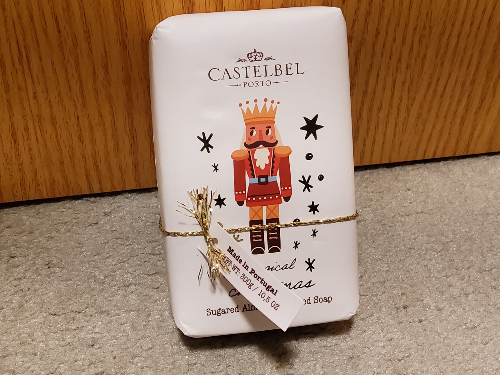 Castelbel Porto Magical Christmas Luxury Bar Soap 10.5 OZ- Sugared Almond New