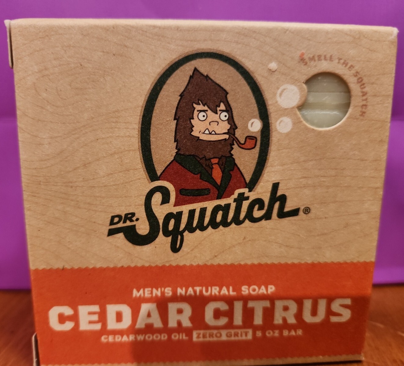 Dr. Squatch Soap – CEDAR CITRUS- Zero Grit Bar