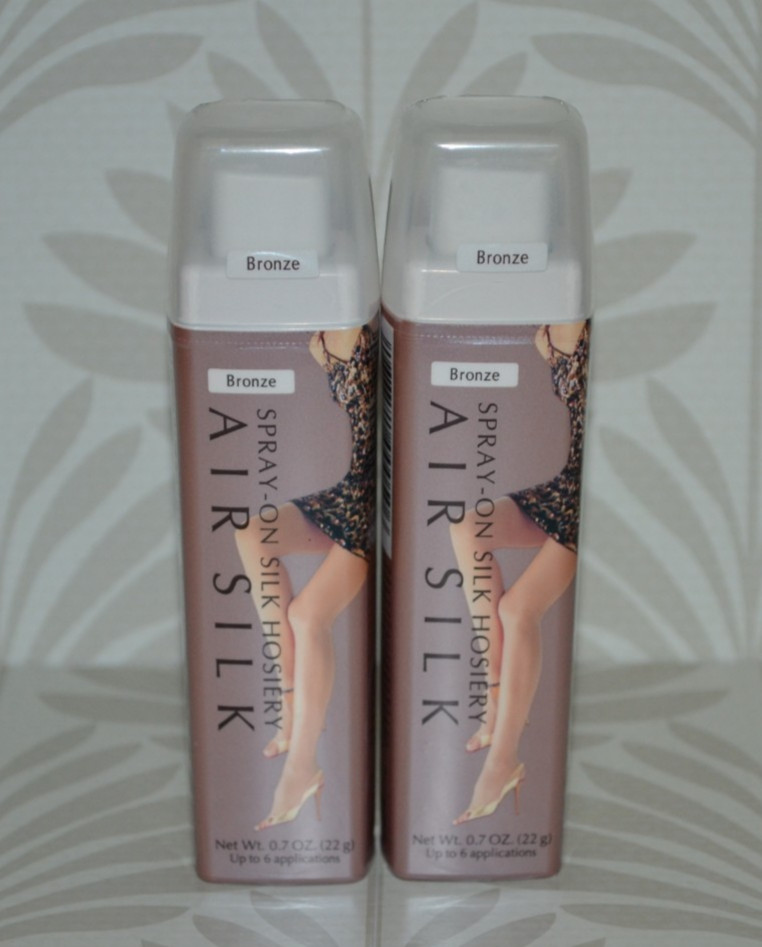 2- Air Silk Spray-On Silk Hosiery Bronze 0.7 oz Travel Size New