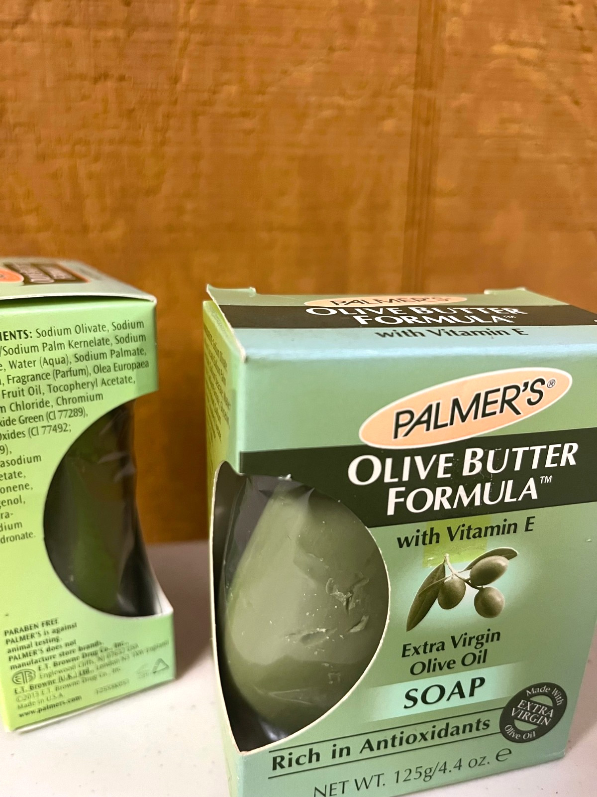 *CHIPPED* 2 Palmer’s Olive Butter Formula Extra Virgin Olive Oil Soap 4.4 Oz.