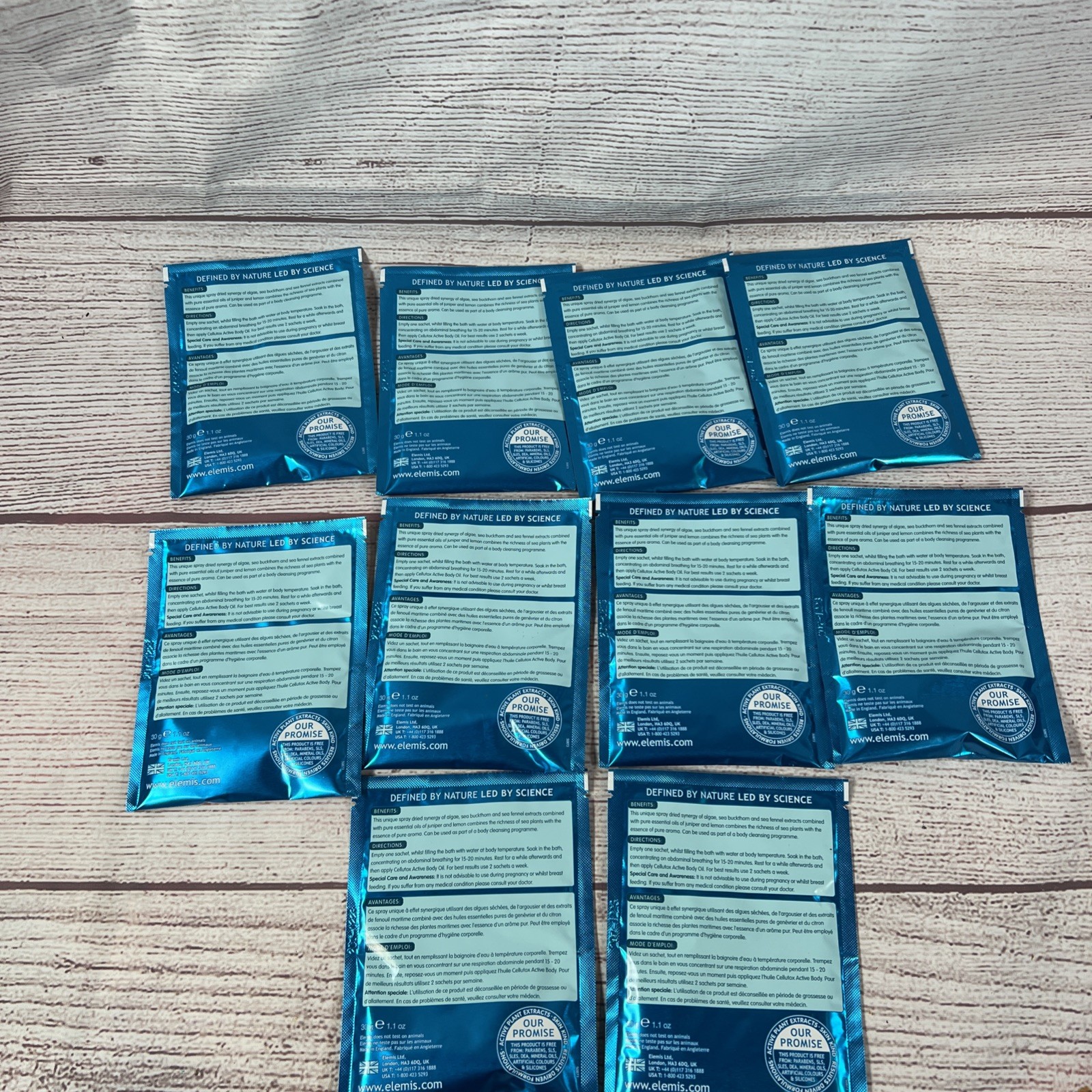 Elemis Spa Home Musclease Herbal Bath Synergy 10 Sachets Total 300 g 10.6 oz
