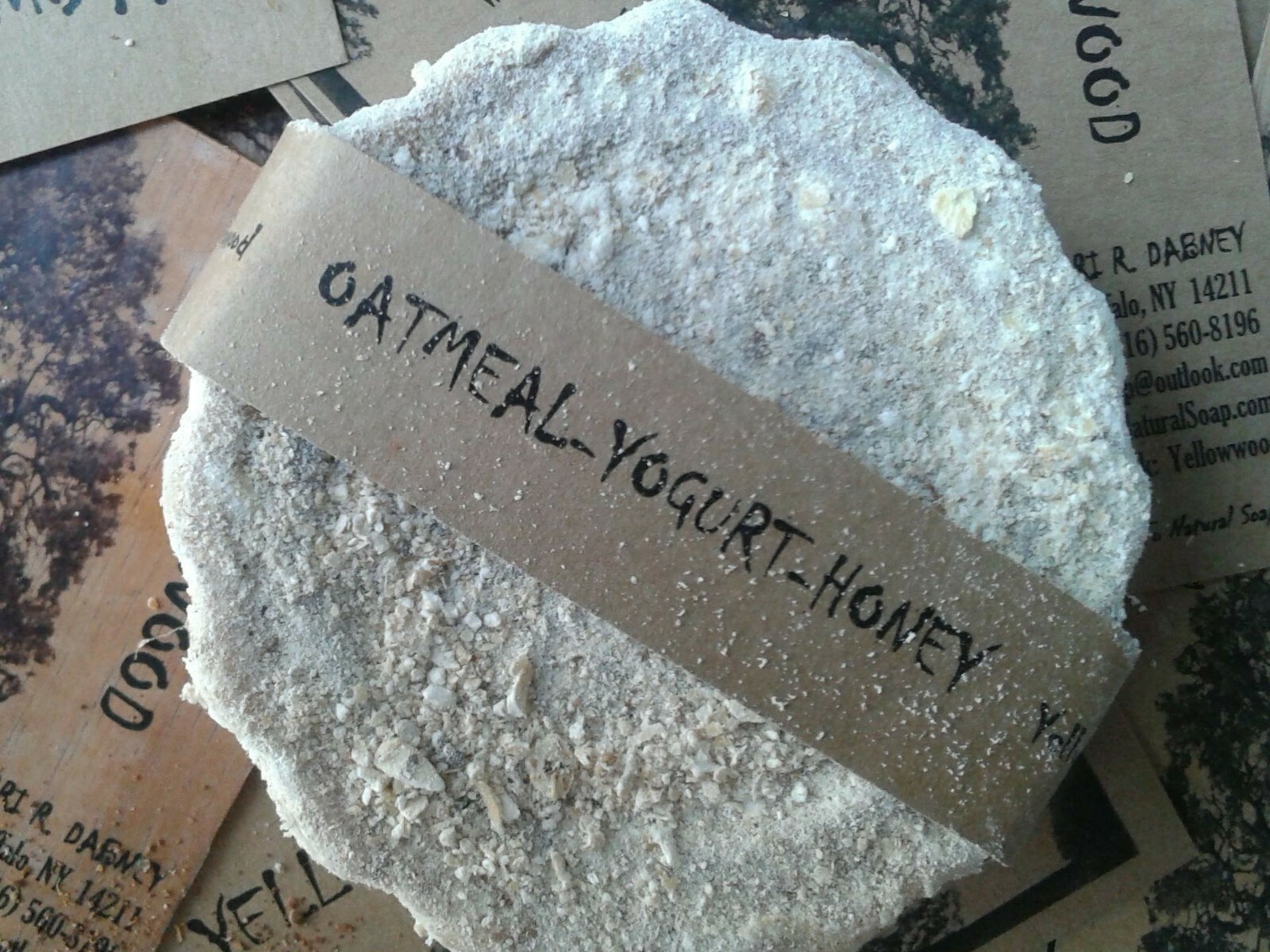 Oatmeal-Yogurt & Honey Soap