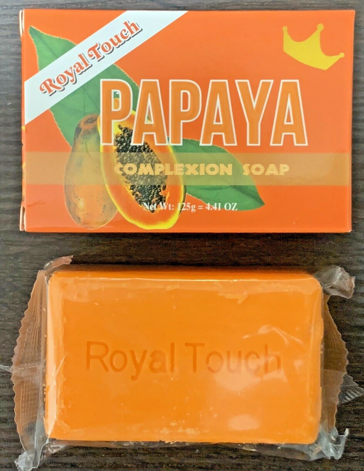 PACK OF 24 Royal Touch PAPAYA Soap Complexion 125g / 4.41 Oz EACH FREE SHIPPING