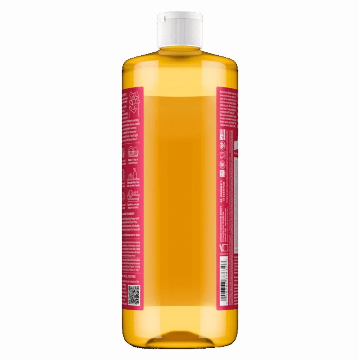 Dr. Bronner’s Magic Soap – Rose – Pure-Castile Liquid Soap – 32 fl oz